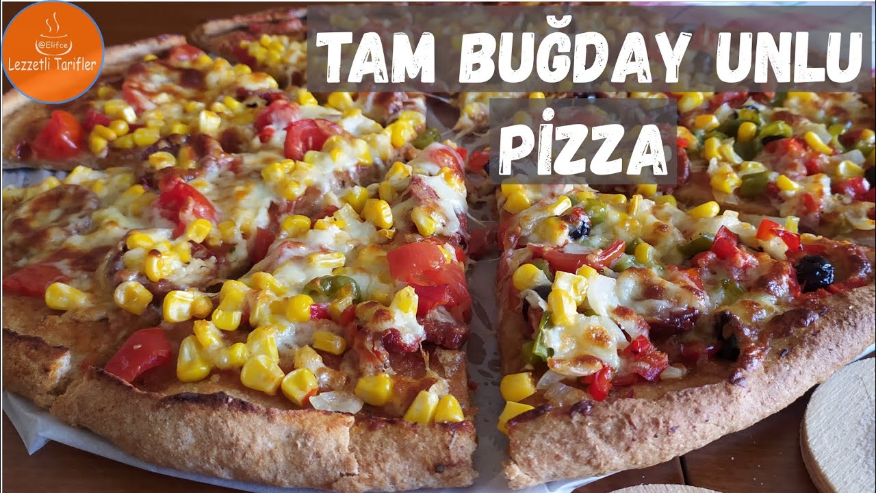 Tam Buğday Unlu Pizza Tarifi - Sağlıklı - Çok Lezzetli - Detaylı Anlatım#asmreating #pizza#food