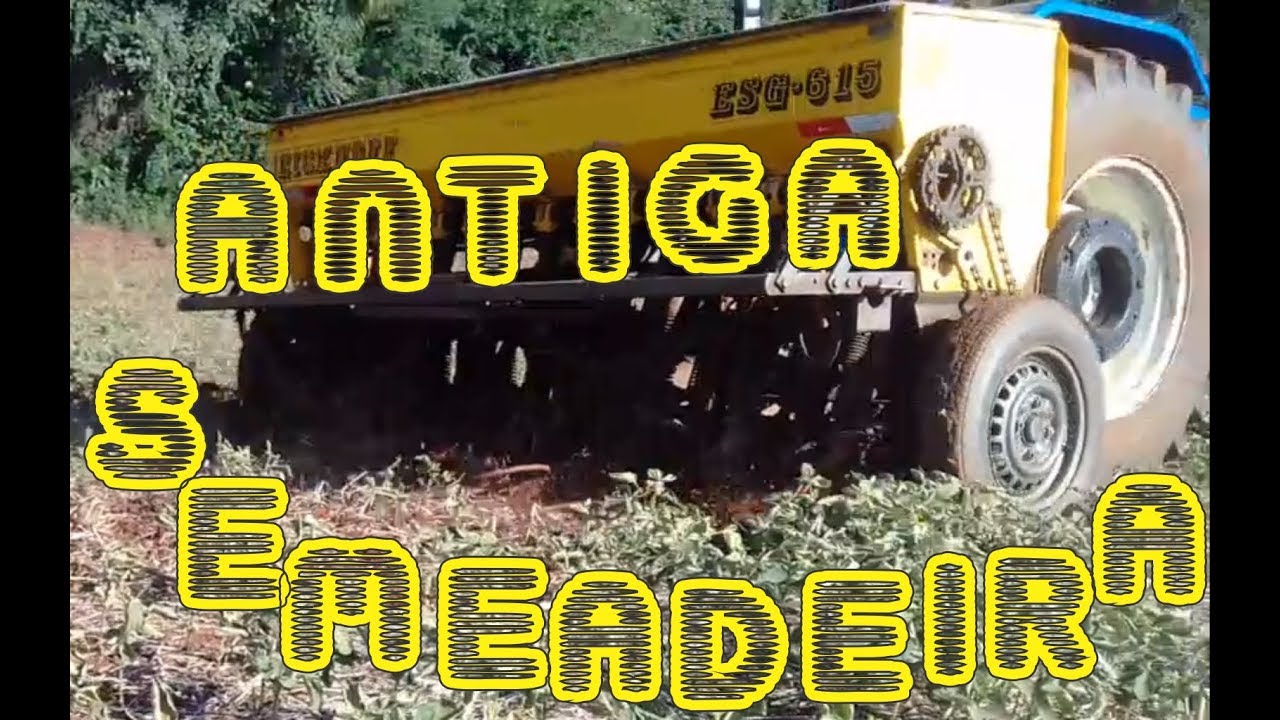Semeadeira velha funciona - Ainda planta trigo!