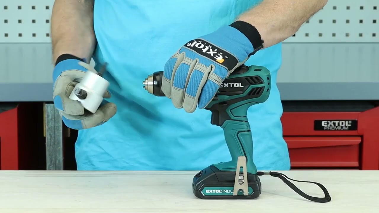 Extol Premium lemezvágó adapter fúrógéphez