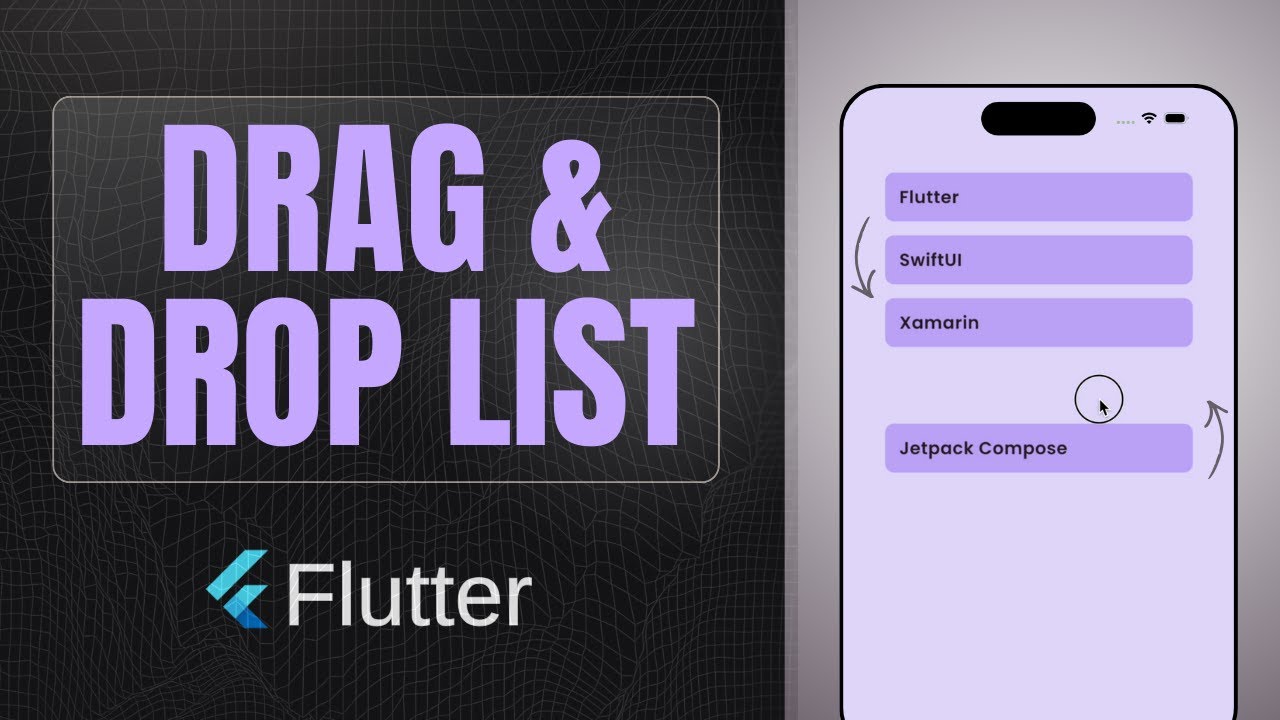 Re-Orderable ListView widget | Drag and Drop List in Flutter