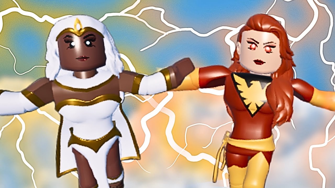 Strom Olympus And Dark Phoenix-Jean Grey [Roblox][Gameplay][Marvel Omega]