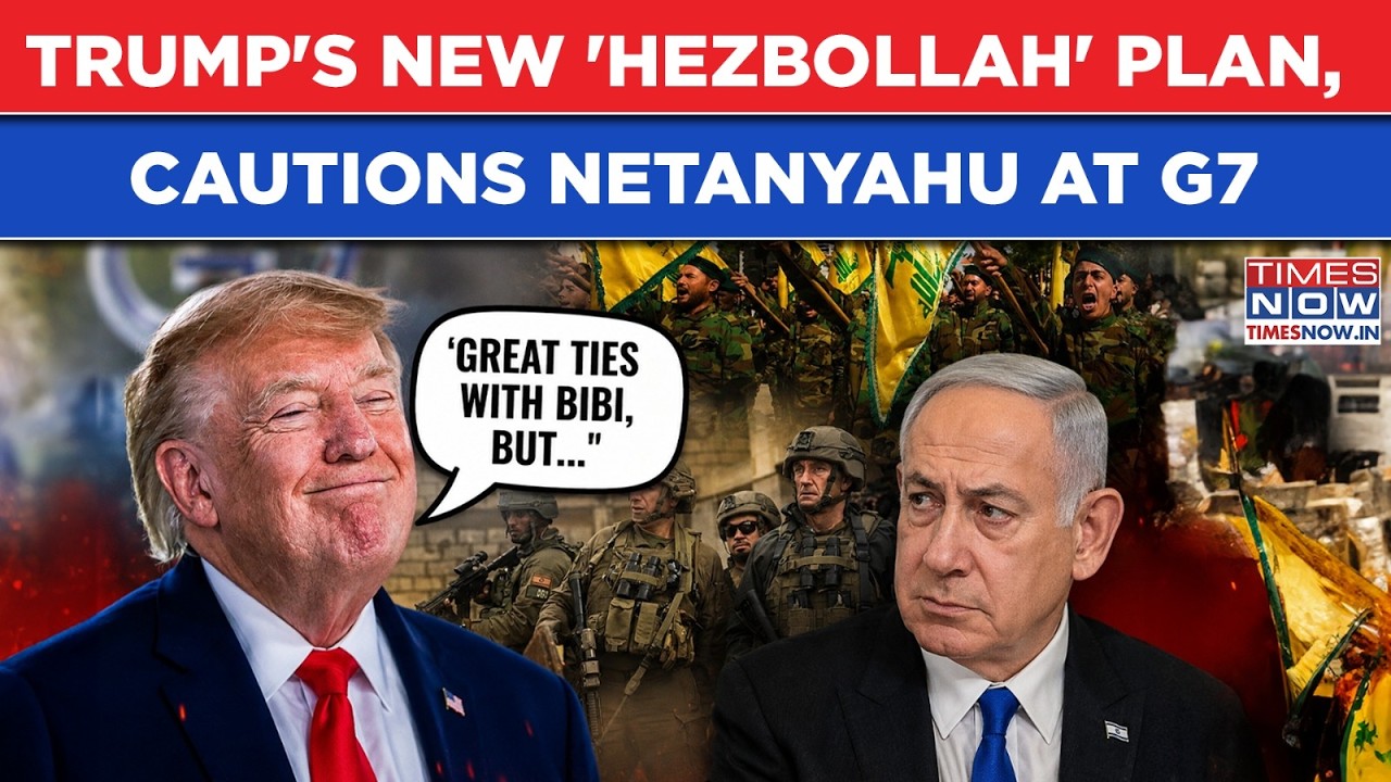 Trump's 'Netanyahu Must Be Responsible' Remark As Qatar Emir Watches: US' 'Hezbollah' Plan At G7?