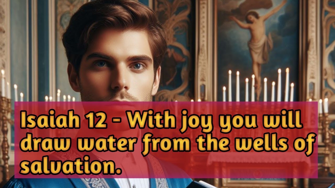 Isaiah 12 | With joy you will draw water from the wells of salvation.