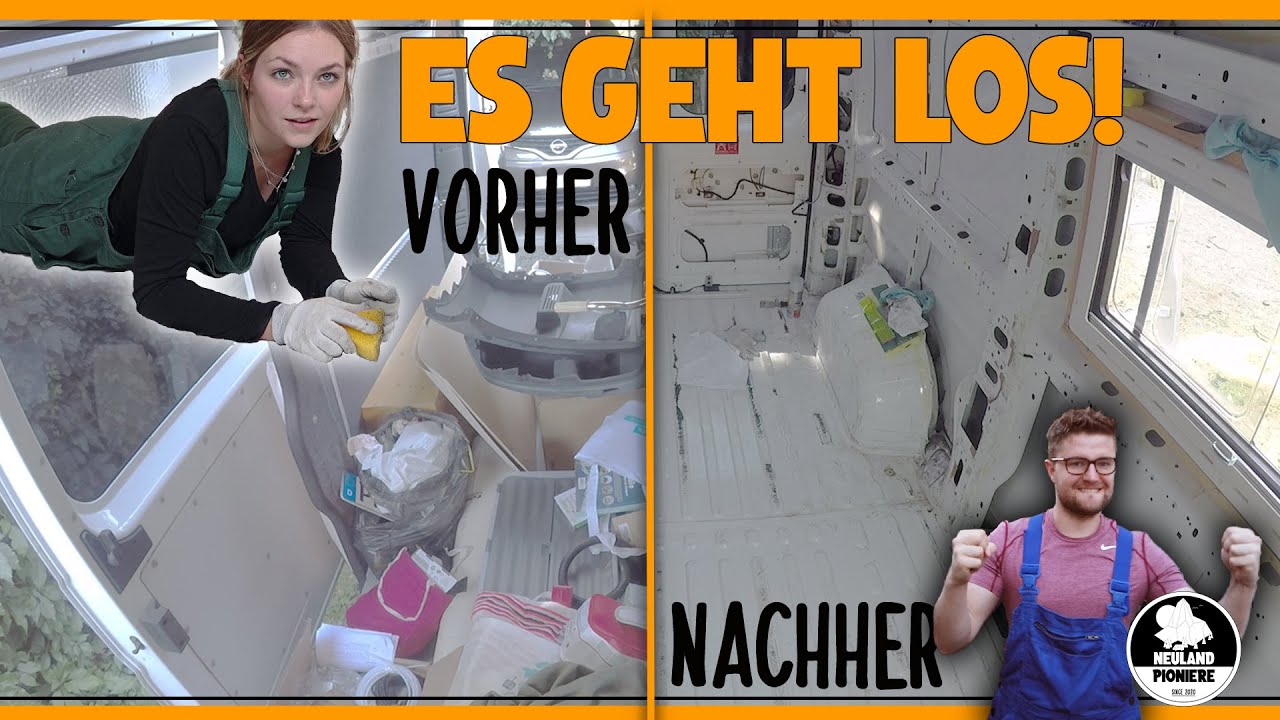 Ausräumen, Putzen, Rostentfernung, Grundierung┃Fiat Ducato L2H2 Start Van Ausbau┃Elvis #4