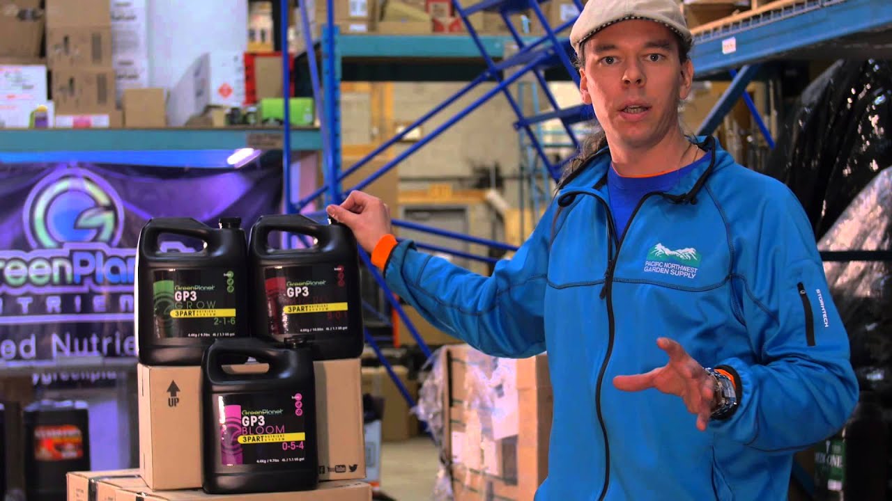 Трехкомпонентное питательное вещество GP3 от Green Planet Nutrients