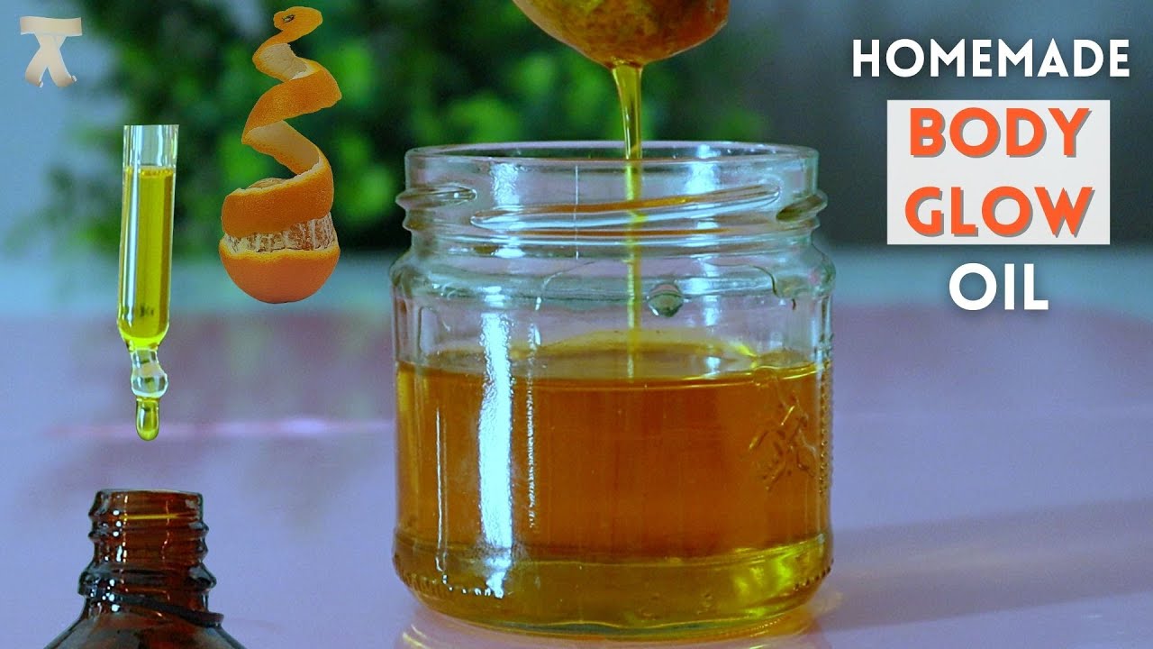 Diy Orange Peel Oil for skin lightening ||Body glow oil