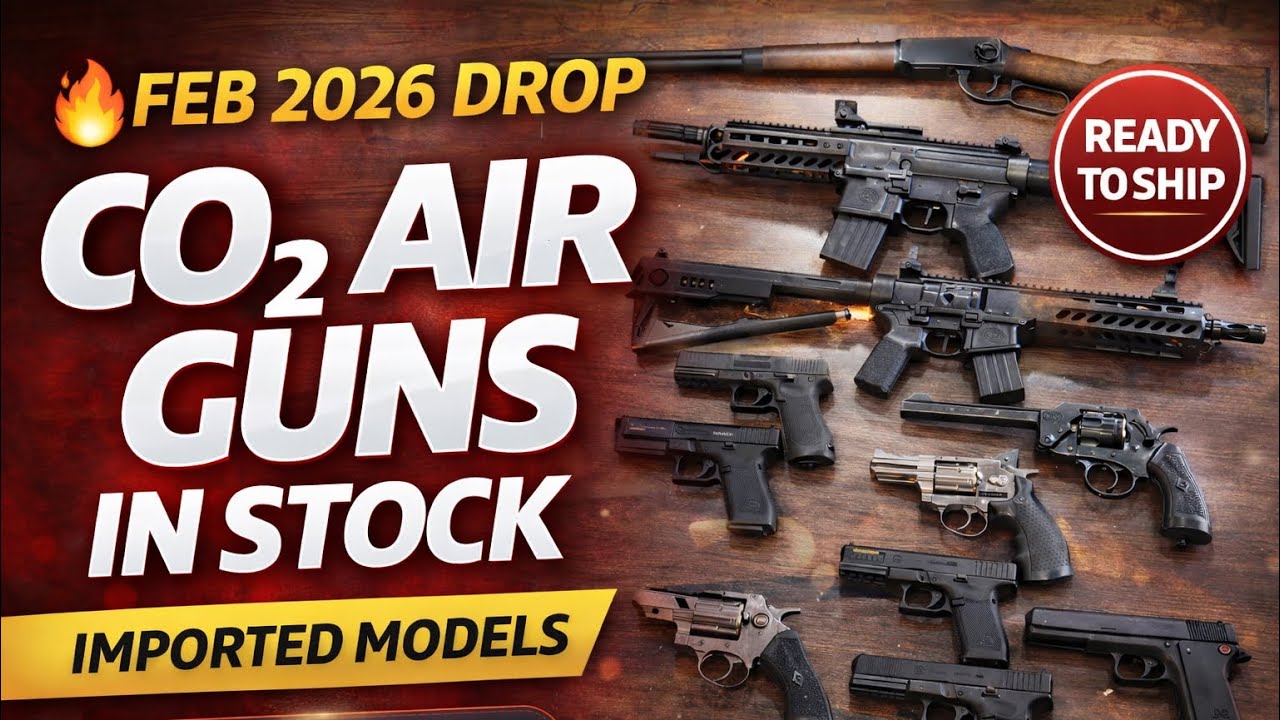 February 2026 CO₂ Air Gun Collection 🔥 All Imported Models In Stock | Airsoft Gun India