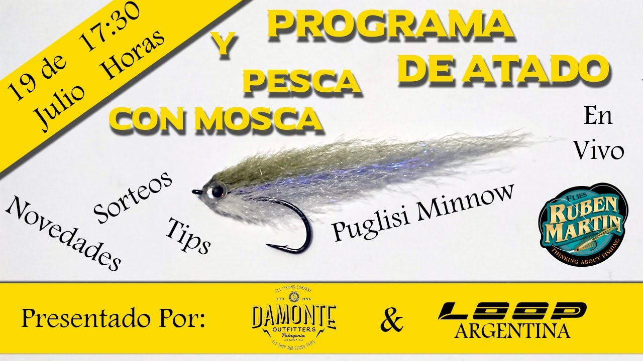 Programa de atado y pesca con mosca con Ruben Martin