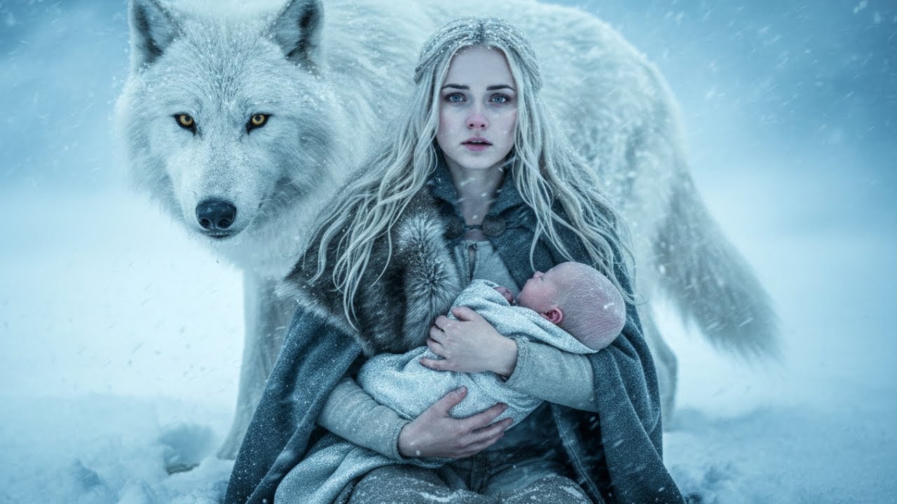 Omega halló a un bebé en la nieve con un lobo gigante — no sabía que era hijo del Rey Alfa