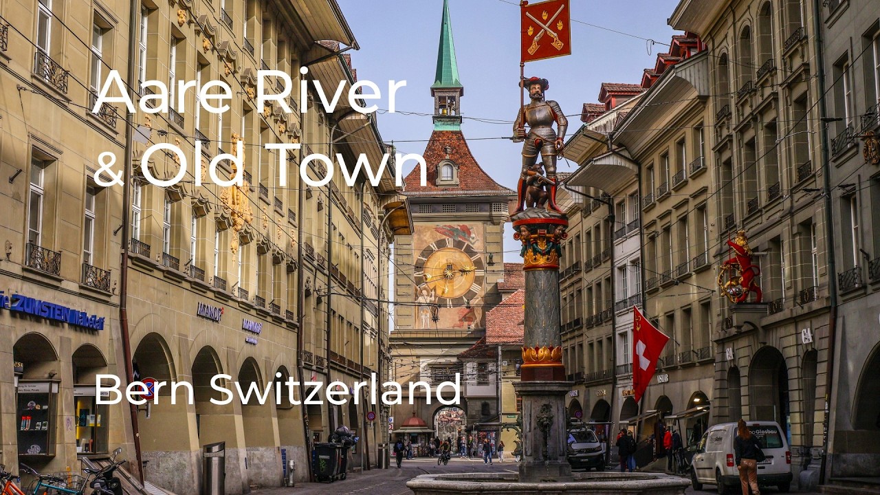 Aare River & Old Town Views | Bern Switzerland