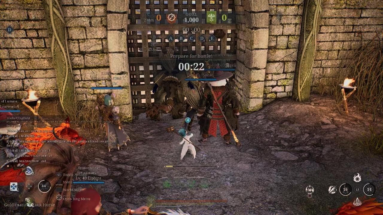 bless unleashed EU Server q15v15 38 kill - JoyBoi