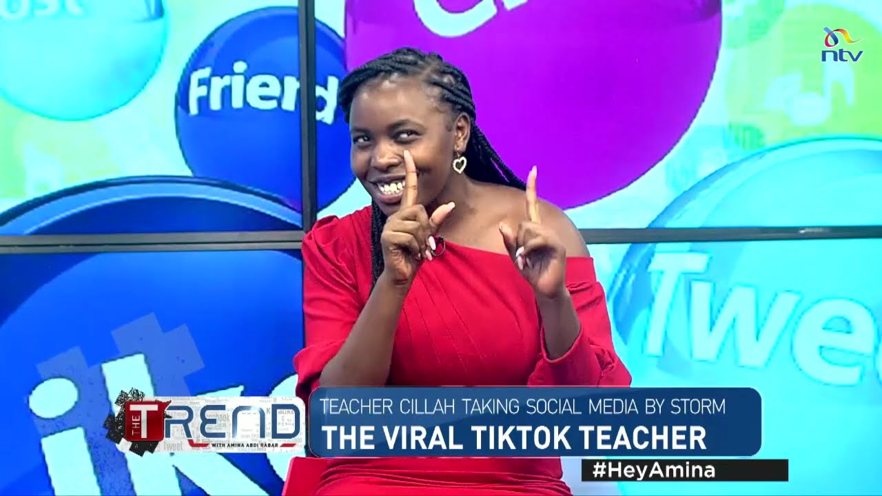 Teacher Cillah, the viral Tiktok teacher on #theTrend