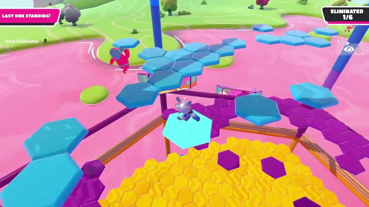 Fall Guys Hex-A-Gone full gameplay.       #fallguys #gameplay #video 
