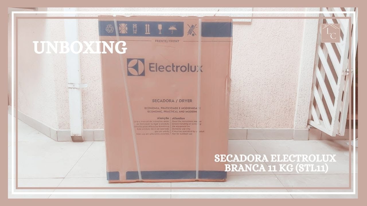 UNBOXING: Secadora de Roupas Electrolux 11Kg / Modelo STL11