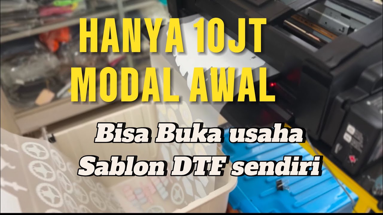Berapa Modal Usaha Sablon DTF