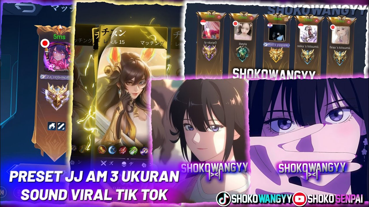 PRESET JJ AM 3 UKURAN DJ VIRAL TIKTOK,SHOKOWANGYY😋🤟