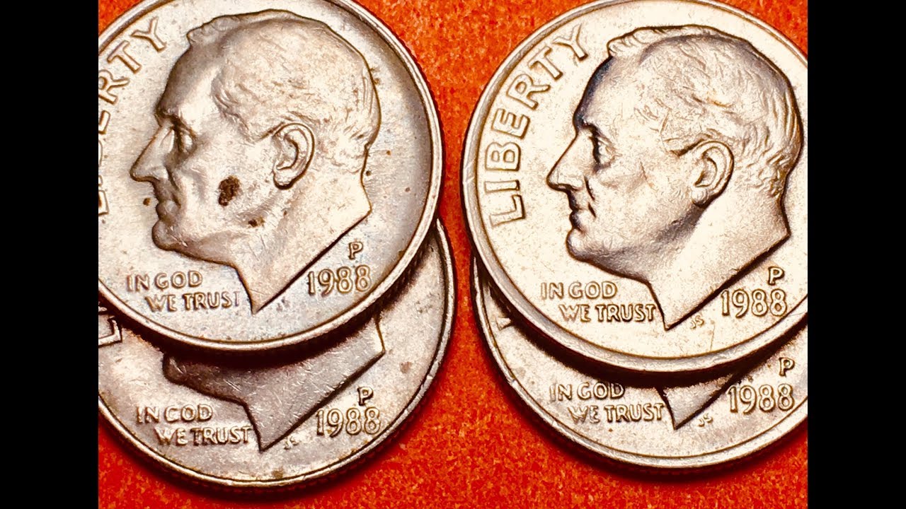 US 1988P Dime Mint Mark Collection United States