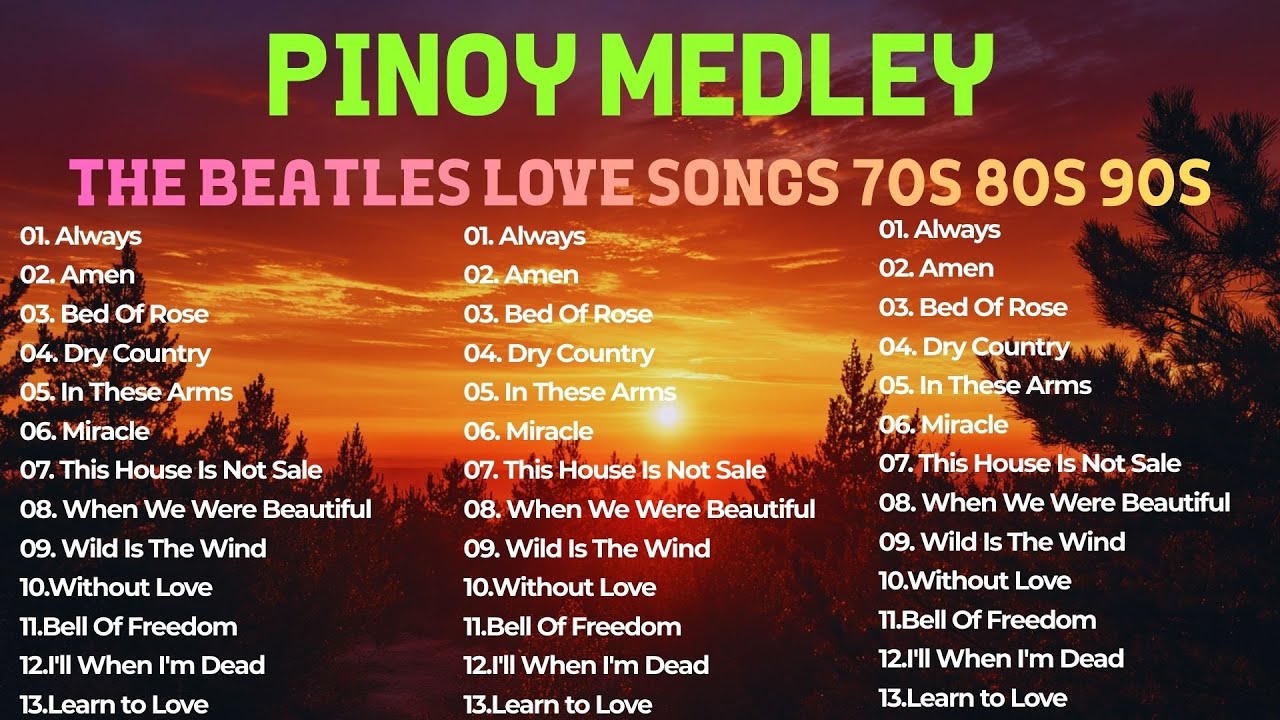 🎶 SLOW ROCK MEDLEY NONSTOP  TIMELESS LOVE SONGS THAT WILL HELP YOU SLEEP SOUNDLY 🎶