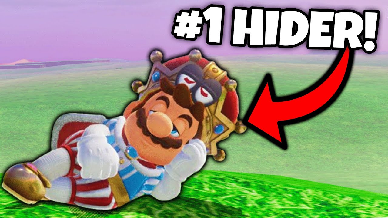 Mario Odyssey Hide & Seek BUT We Protect CJ!