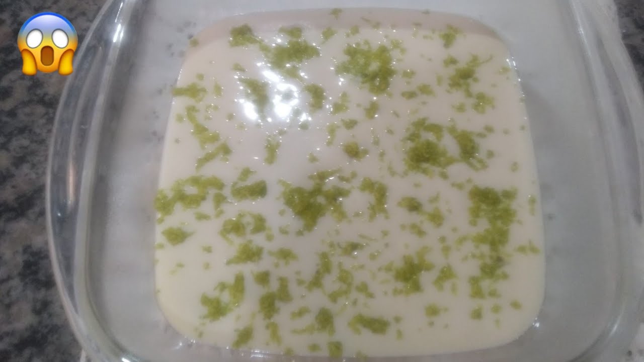 SOBREMESA FEITO A M&Atilde;O COM 3 INGREDIENTES F&Aacute;CIL E R&Aacute;PIDA, DELICIOSO MOUSSE DE LIM&Atilde;O