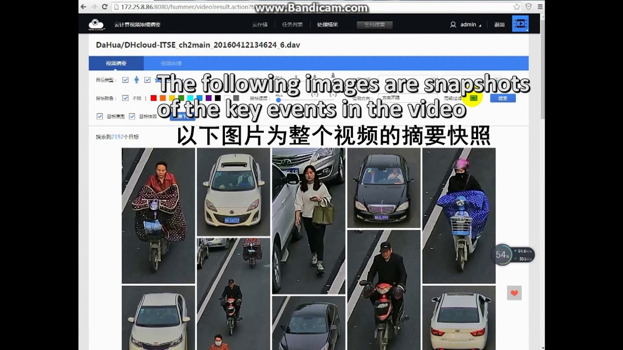 Example of Dahua Cloud Abstration