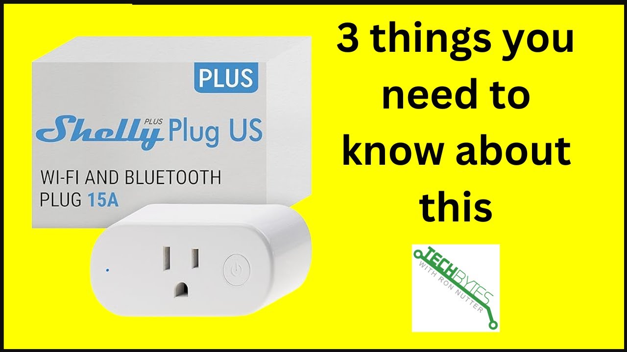 3 things you need to know about the Shelly Plus Plug US | WiFi & Bluetooth Operated Smart Plug