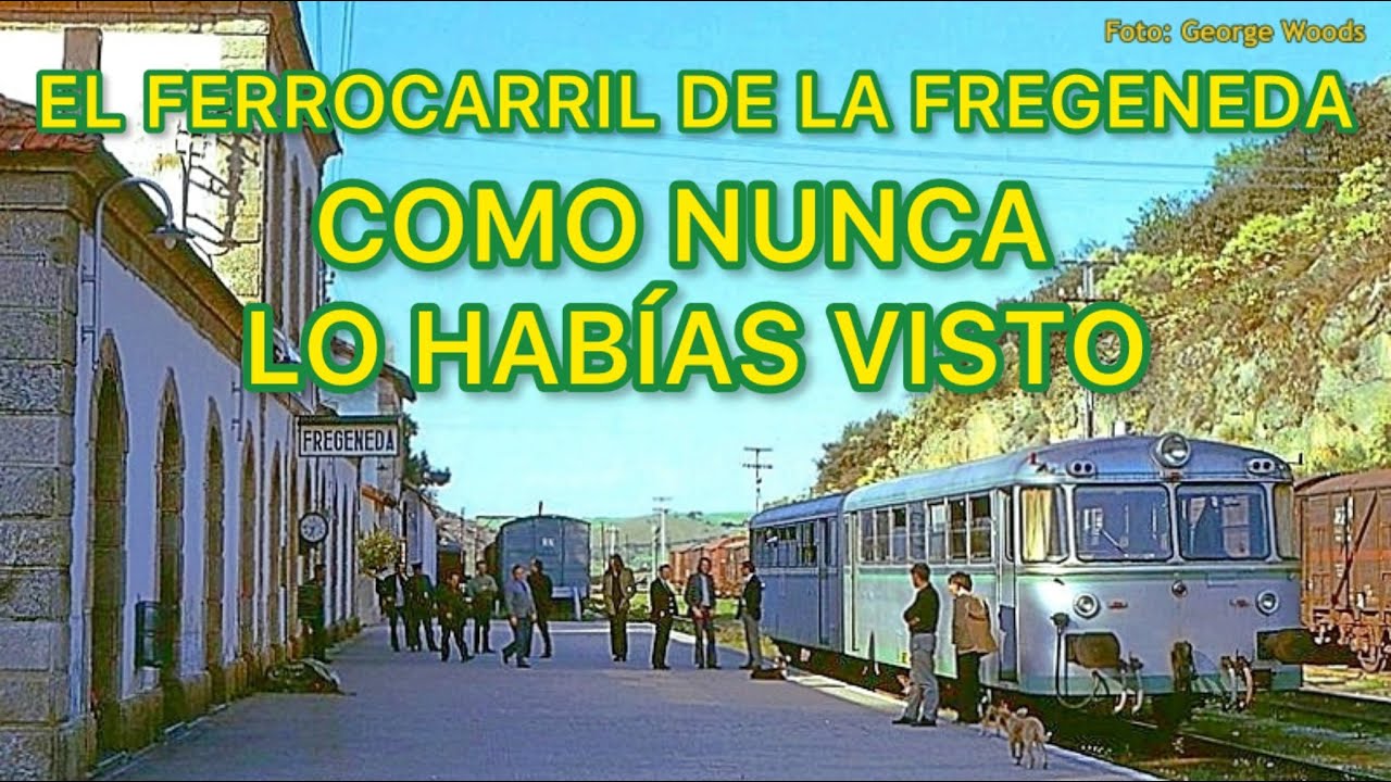 🏞️ El mítico y ENTRAÑABLE FERROCARRIL de La Fregeneda  y los TRENES ligeros de Renfe IMPRESIONANTE