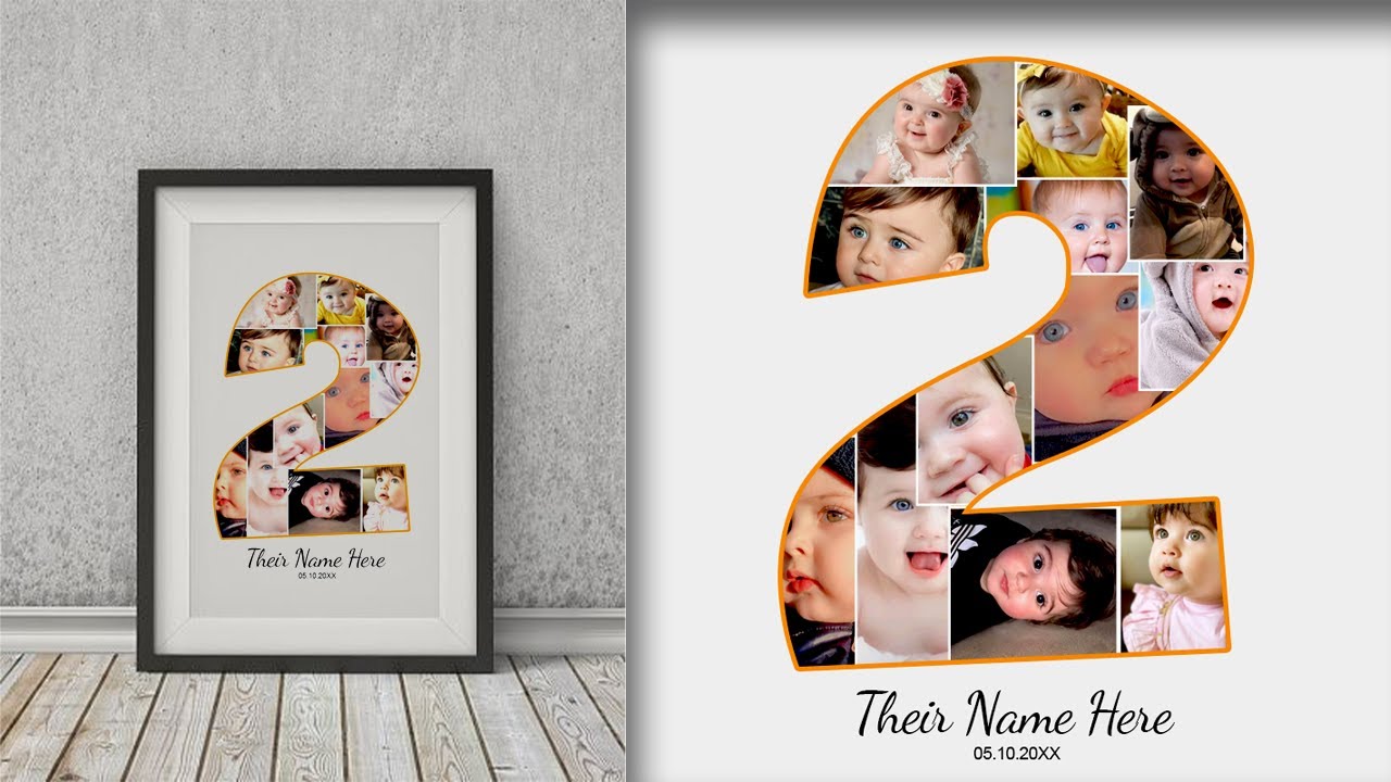 Create a Stunning Birthday Collage in Photoshop – Easy Tutorial!