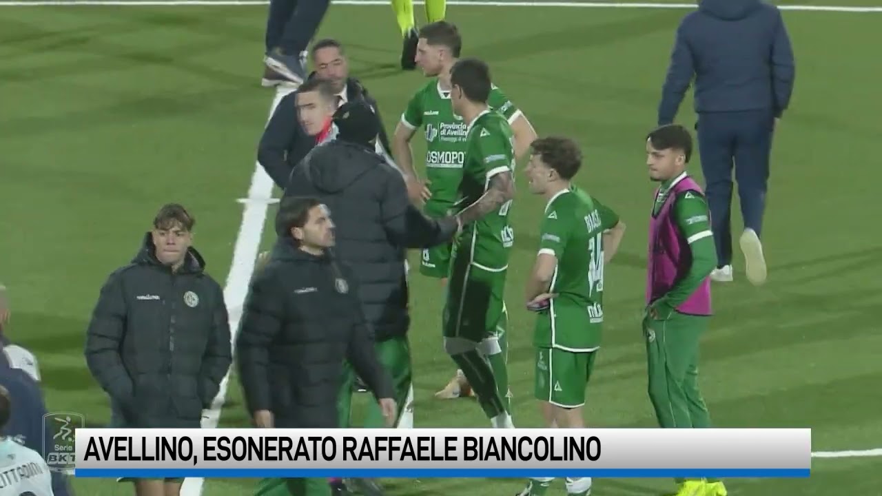 Avellino, esonerato ufficialmente Biancolino dopo il ko con il Pescara