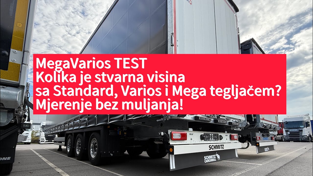 MegaVarios TEST: Kolika je stvarna visina sa Standard, Varios i Mega tegljačem? 