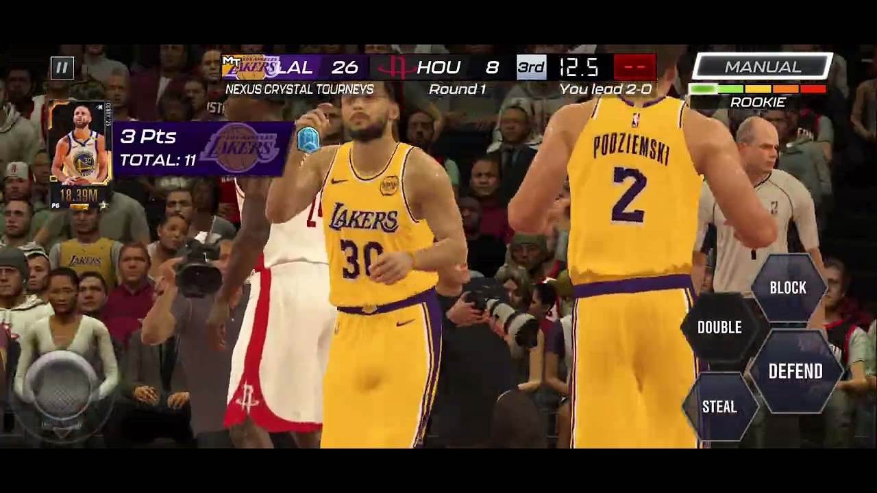 Curry was acting like it was 2016 in NBA 2k Mobile