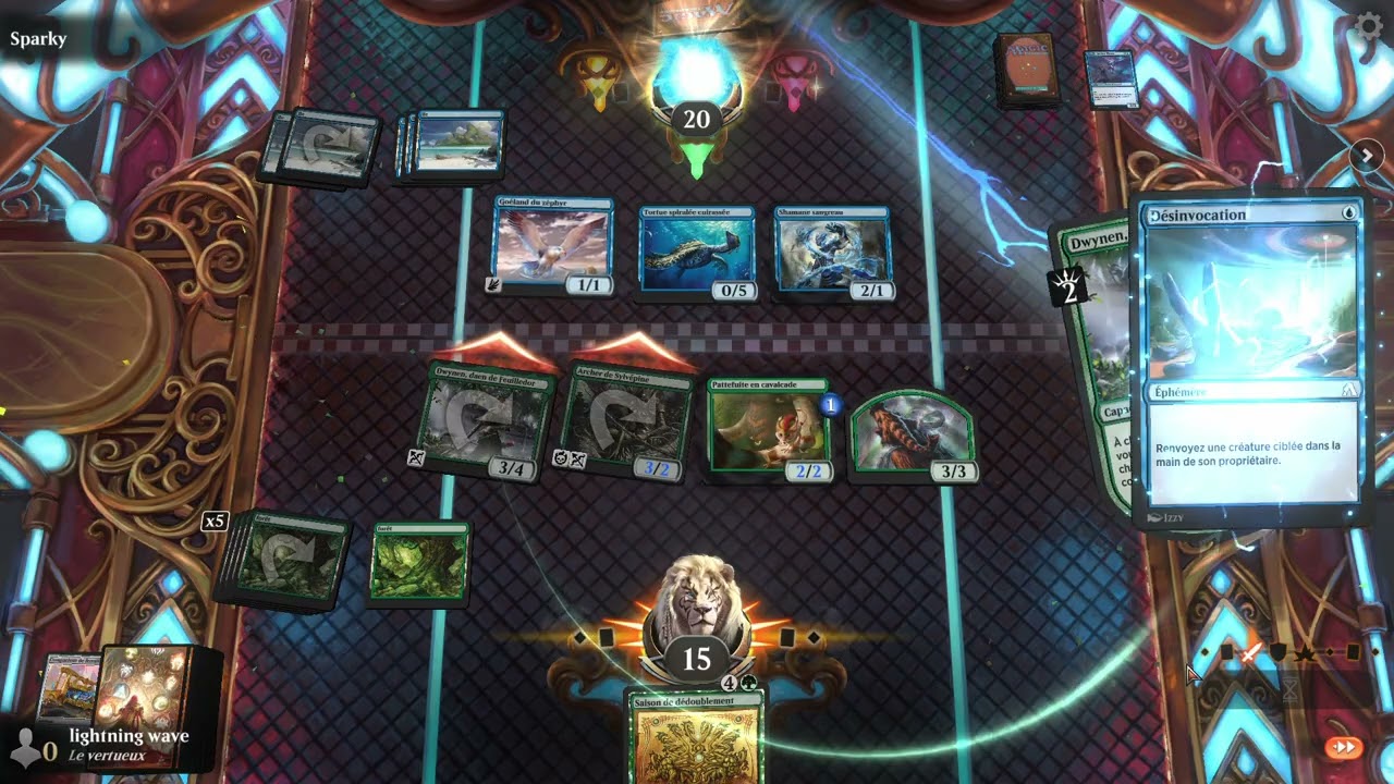 MTG Arena deck elfes contre sparky (3)