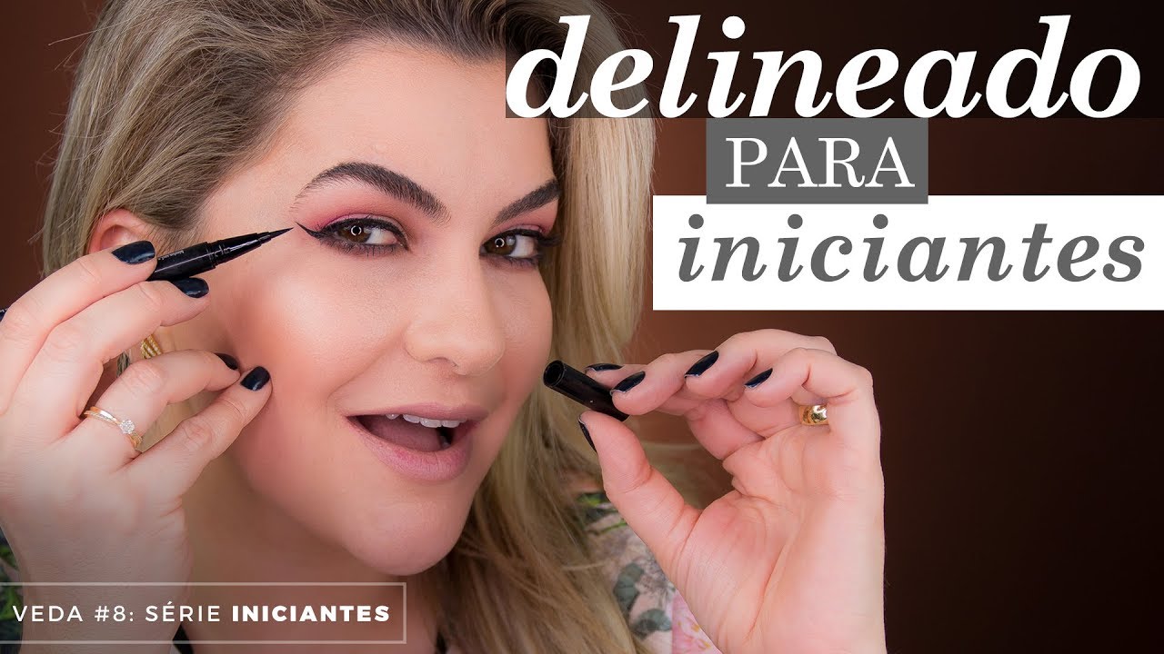 COMO USAR DELINEADOR PARA INICIANTES NA MAQUIAGEM | VEDA #8 ALICE SALAZAR