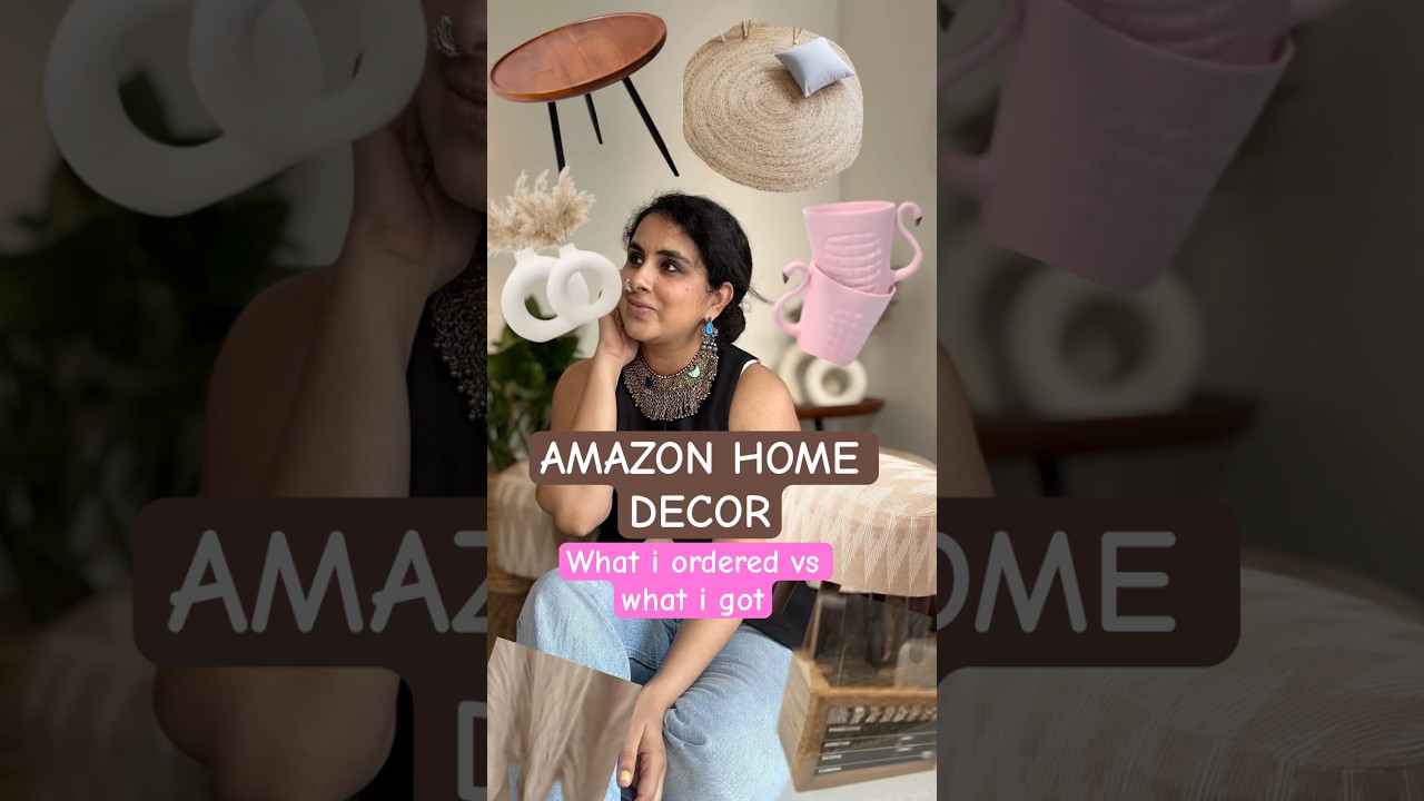 AMAZON HOME DECOR HAUL- What i ordered vs what i got! #amazonfinds  #homedecor