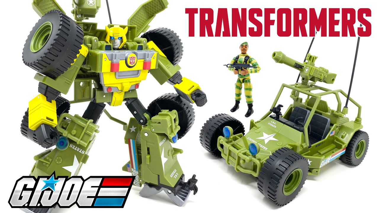 Transformers X G.I. Joe Mash Up BUMBLEBEE A.W.E. Striker Review