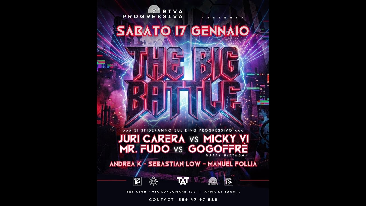 Manuel Follia MR FUDO RIVAPROGRESSIVA open gate 17 Gennaio 2026