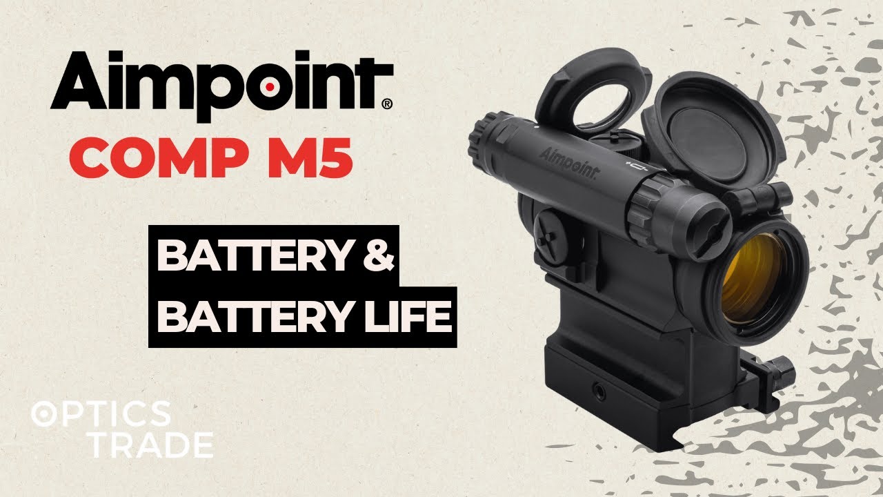 Аккумулятор и время работы от аккумулятора в серии коллиматорных прицелов Aimpoint Comp M5 | Спор...