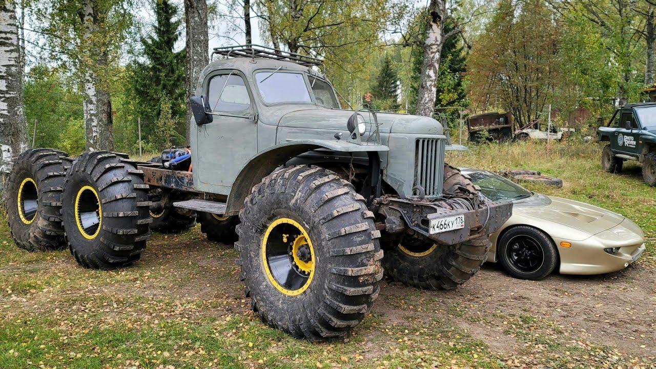 Зил-157 на колесах от РАКЕТОВОЗА! Мы это сделали!