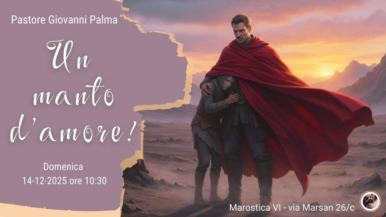 Un manto d'amore - pastore Giovanni Palma  -  culto domenicale 14 -12 - 2025  ore 10:30