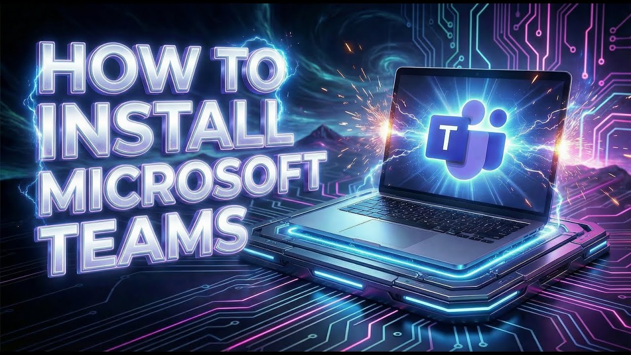 How to download and Install Microsoft Teams in windows 10 OR windows 11 laptop pc.