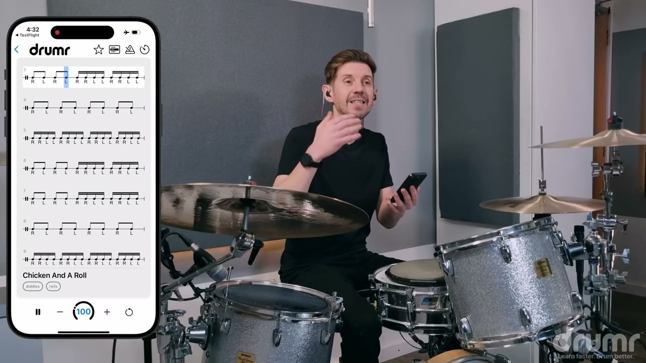 How to use Drumr App to Learn faster and drum better