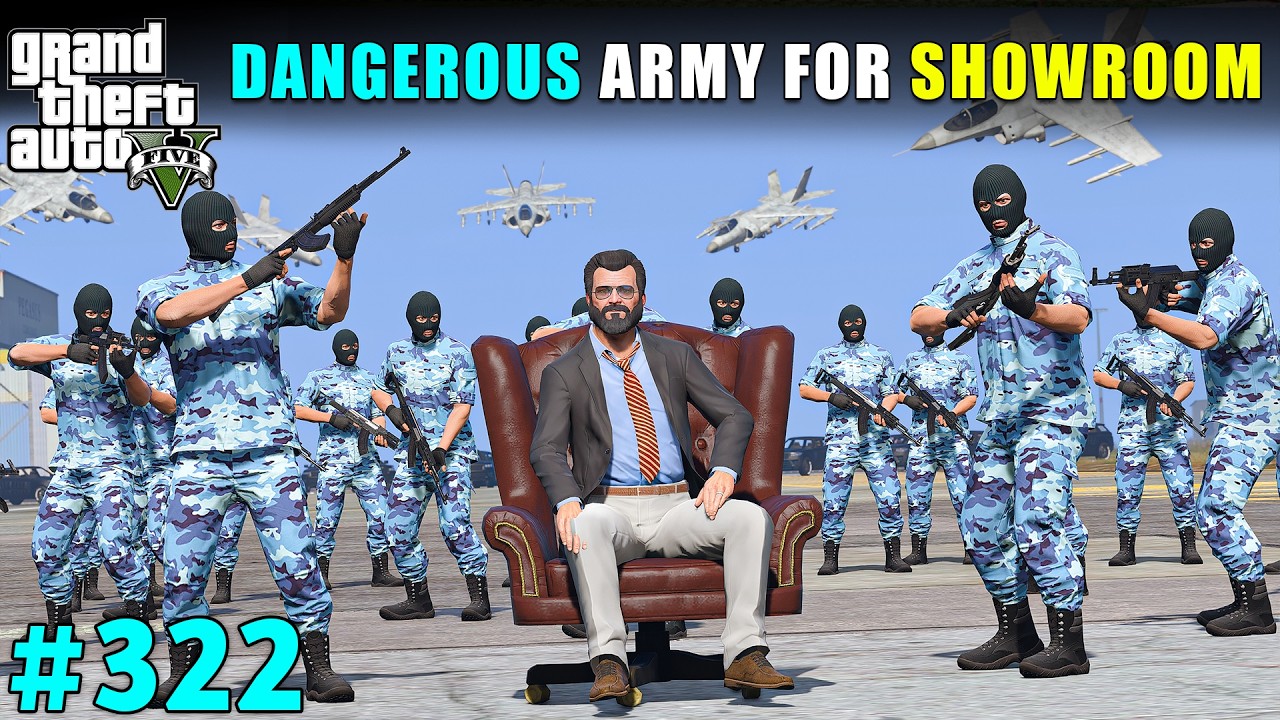 THE MOST DANGEROUS SECURITY FOR MICHAEL'S NEW SHOWROOM | GTA V GAMEPLAY #322 | GTA 5