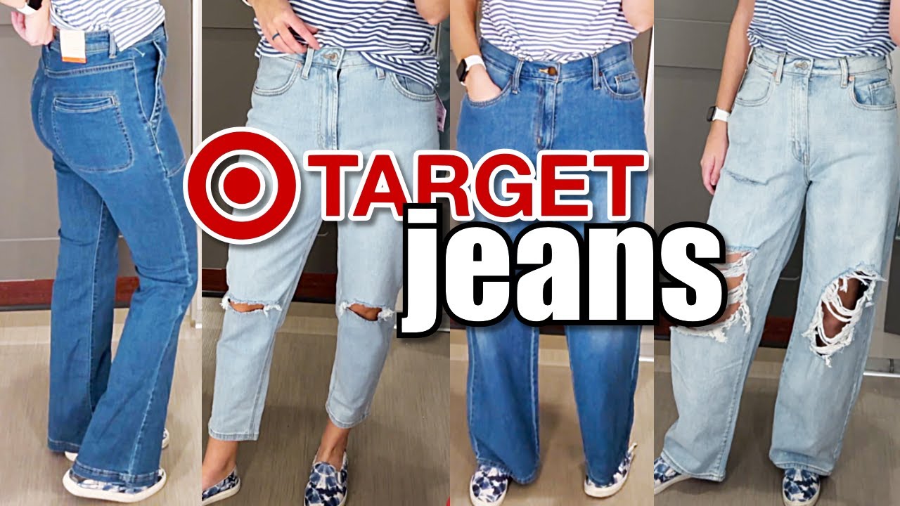 Trying on all the JEANS at Target (size 8) | dressing room try on
