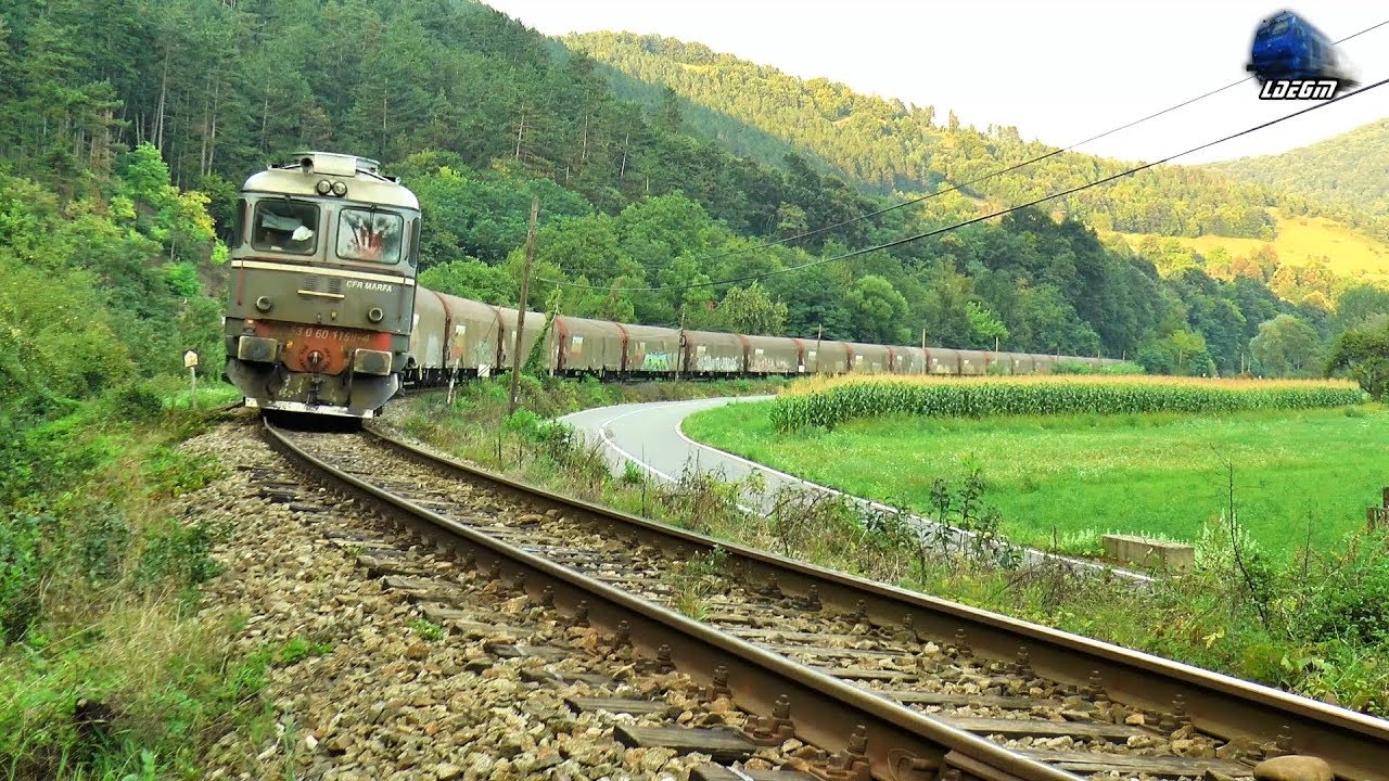 LDE2100 60-1158-8 & Marfar CFR MARFA Freight Train in Defileul Crisului Repede - 12 August 2018
