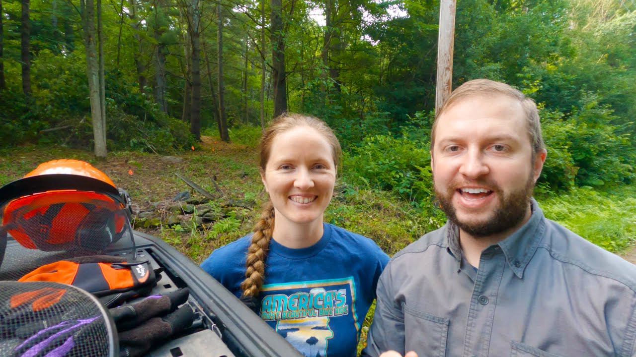 More clearing for driveway and the tool that saves our backs: Woodchuck Timberjack