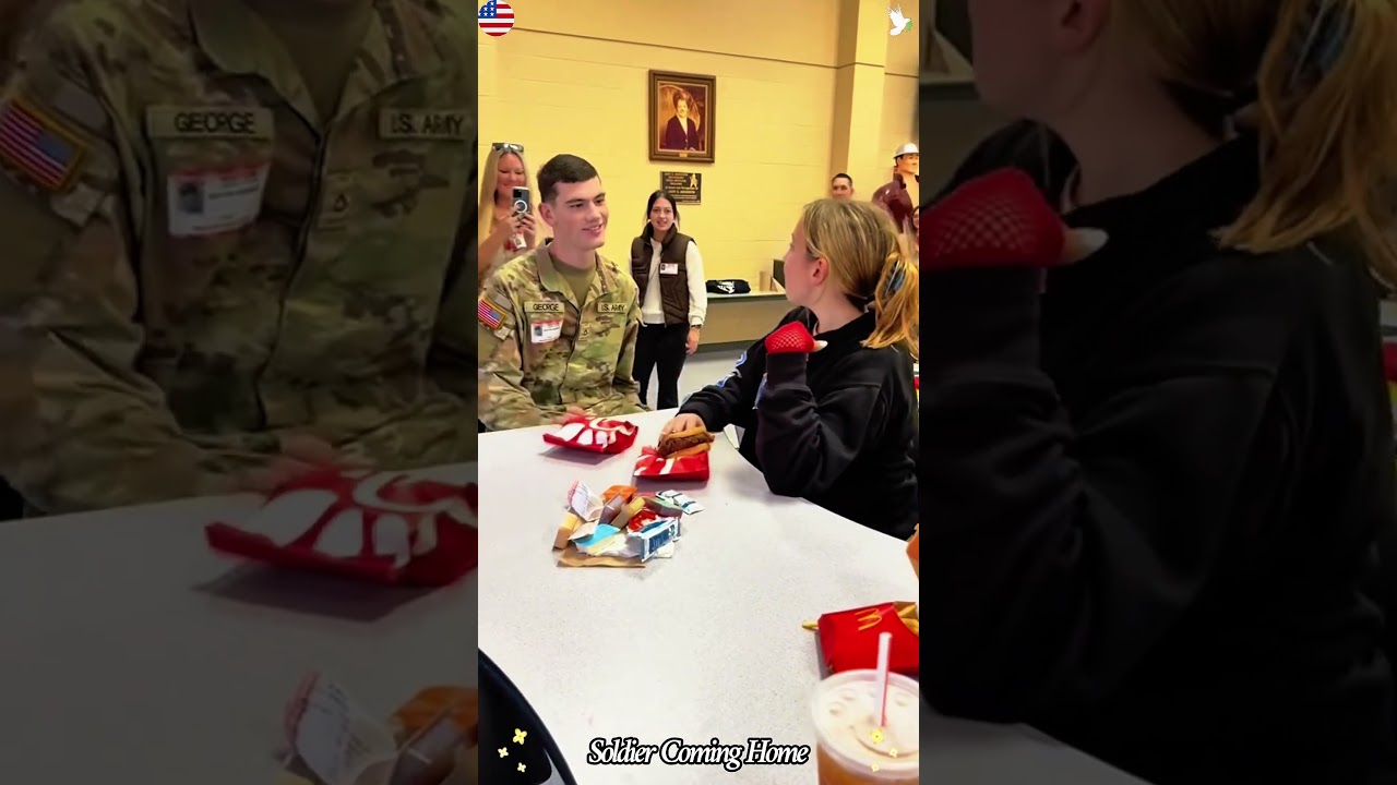 Soldiers coming home.family reunion#usaus #respect #reunion #familythings #familytime#surprise