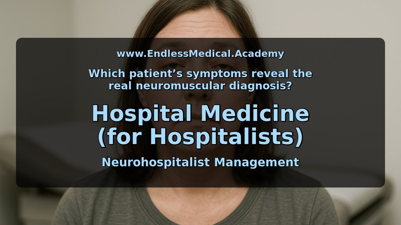 Neurohospitalist Management, Hospital Medicine (for Hospitalists) - Full Vignette with Extended Expl