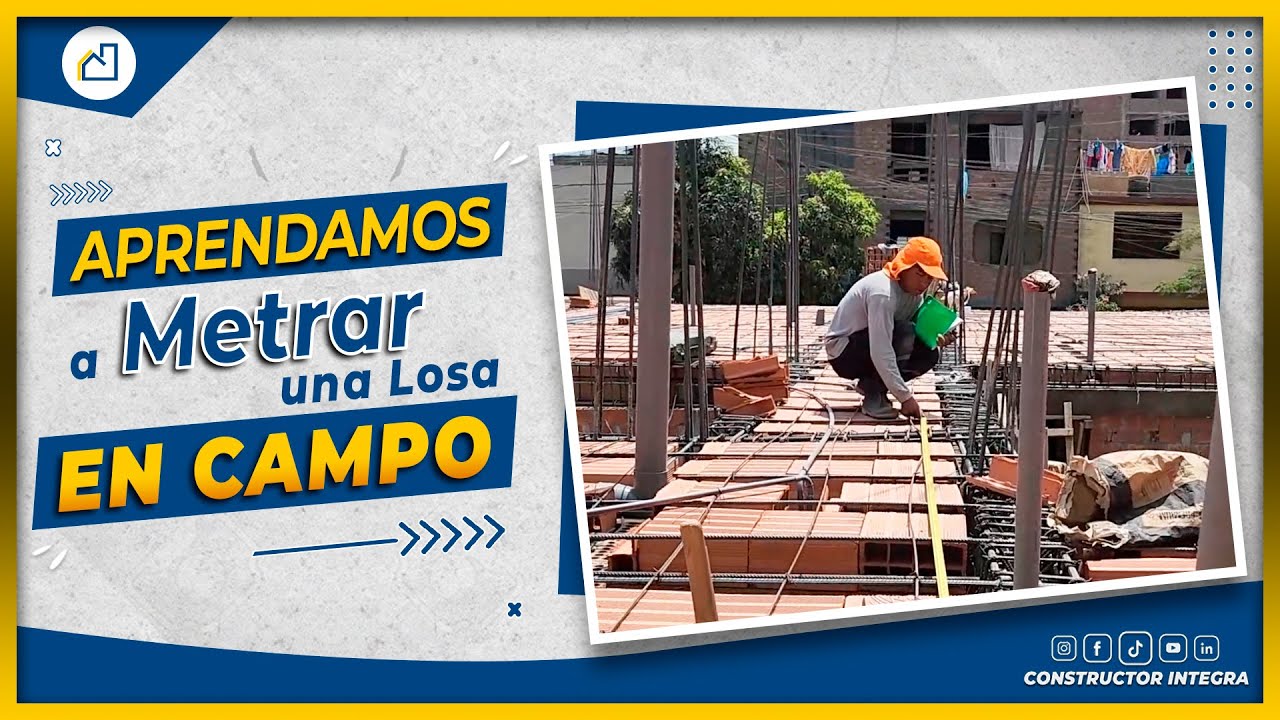 ✅&iquest;C&Oacute;MO SE REALIZA EL METRADO DE UNA LOSA ALIGERADA?✅ | Paso a Paso✍👷&zwj;♂️