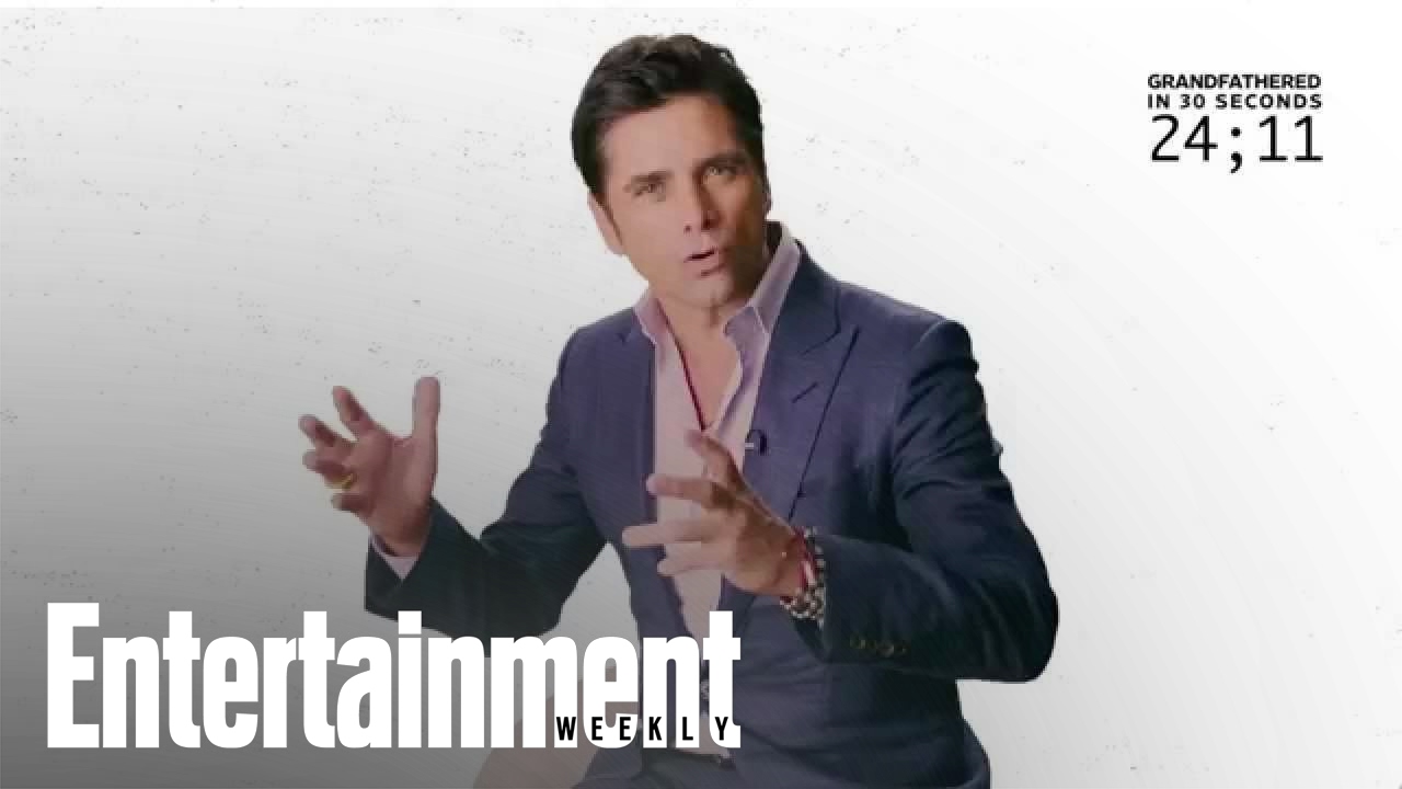 John Stamos Explains Grandfathered In 30 Seconds | Entertainment Weekly