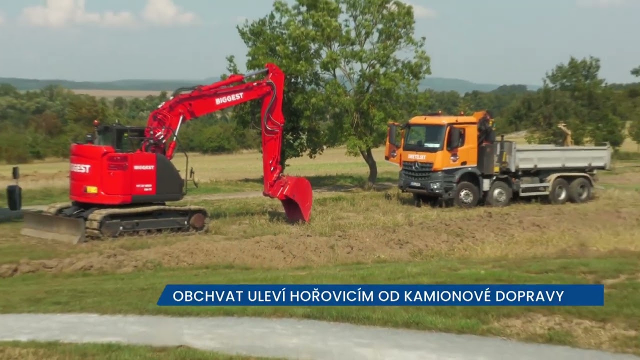 Obchvat okolo Hořovic uleví městu od kamionové dopravy